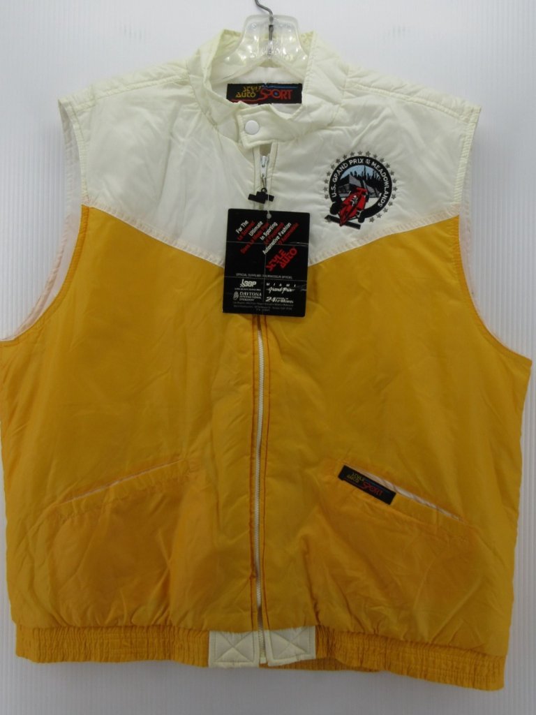Vgt F1 Grand Prix Jacket Xl Vest Us Meadowlands Style Auto 80s New